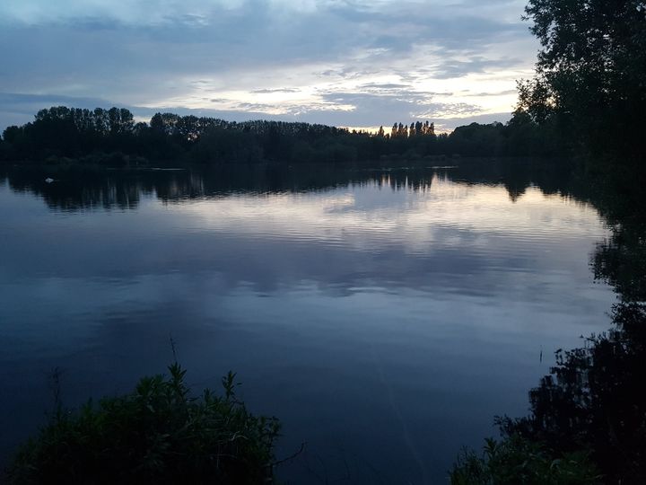View of Thrupp lake